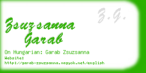 zsuzsanna garab business card